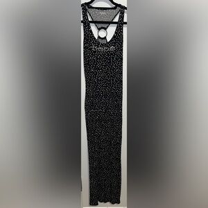 BEBE Size SMALL Dress Black/White